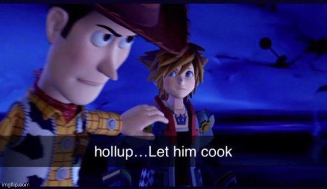 hollup let him cook | image tagged in hollup let him cook | made w/ Imgflip meme maker