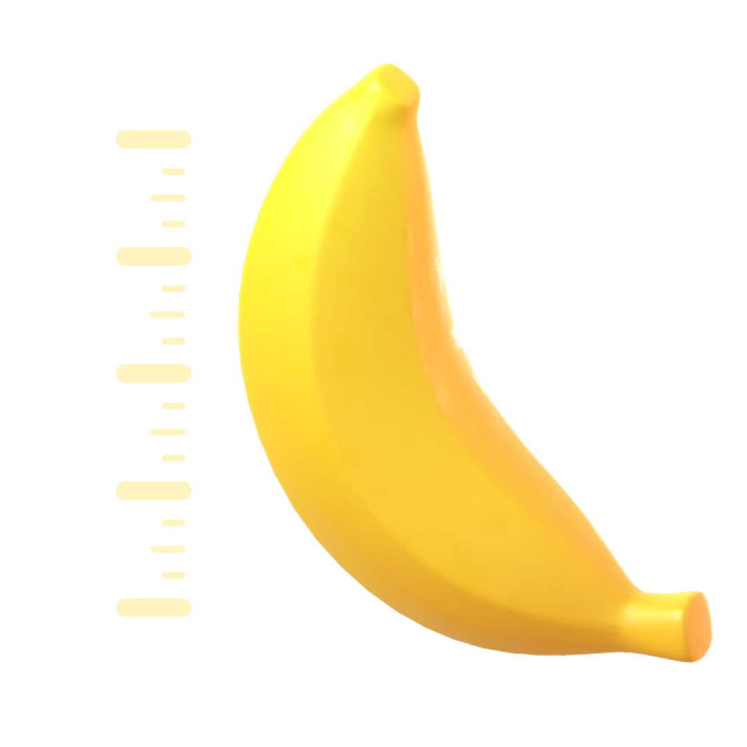 Banana for scale Blank Meme Template