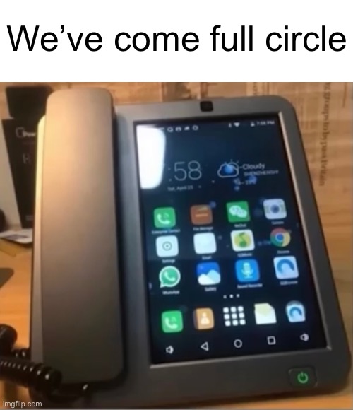 Clever title | We’ve come full circle | image tagged in clever tag | made w/ Imgflip meme maker