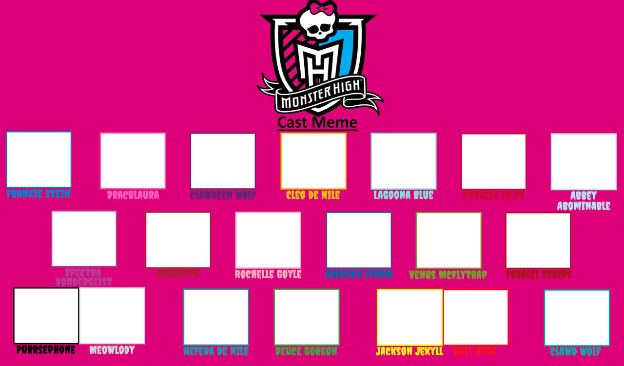 Monster High Recast 1 Blank Meme Template