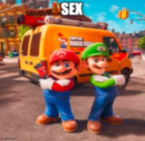 sex | image tagged in mario movie meme | made w/ Imgflip meme maker