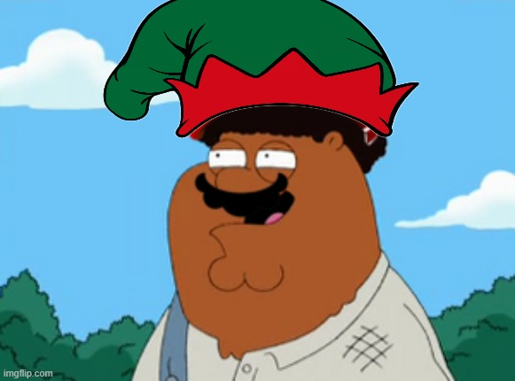 High Quality Elf Black Peter Griffin Blank Meme Template