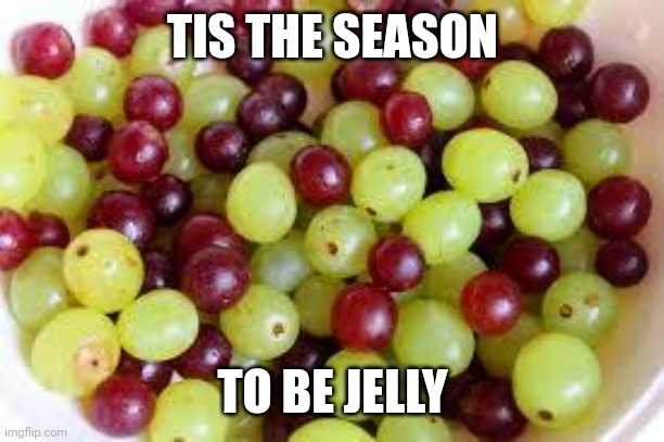 Grapes... | TIS THE SEASON; TO BE JELLY | image tagged in grapes | made w/ Imgflip meme maker