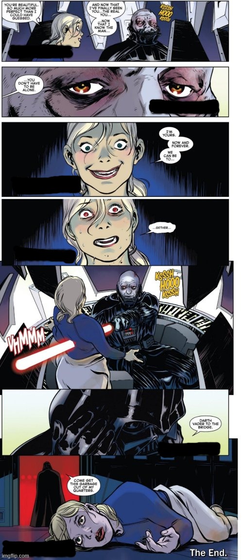 Vader comic template | image tagged in new template,star wars,darth vader | made w/ Imgflip meme maker