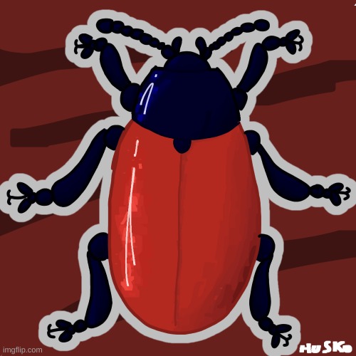 BOTD pt.4: Melasoma populi | image tagged in botd,bug,insect,yay | made w/ Imgflip meme maker