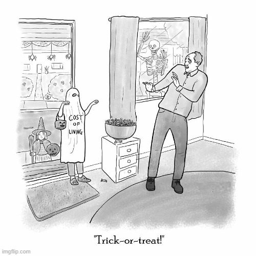 Trick or Treat | image tagged in comics | made w/ Imgflip meme maker