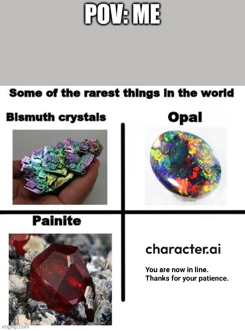 Some of the rarest things in the world | POV: ME | image tagged in some of the rarest things in the world | made w/ Imgflip meme maker