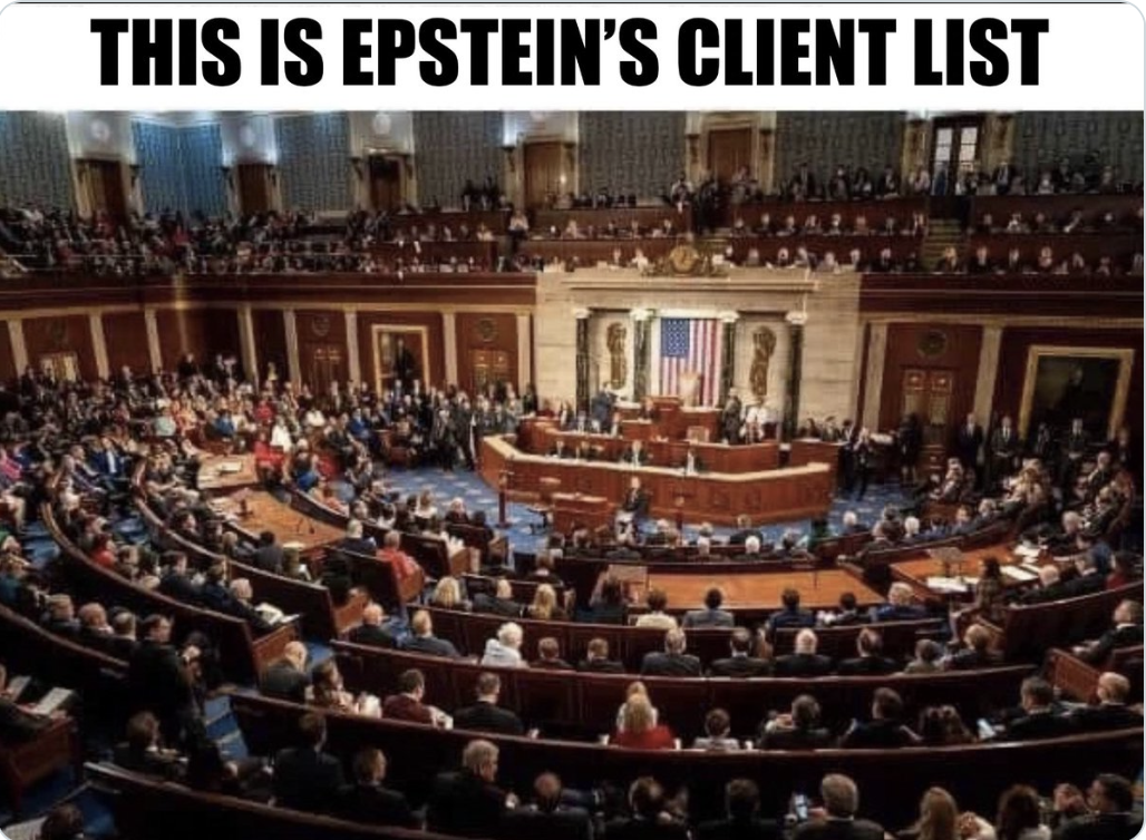 Epstein's Client List Blank Meme Template