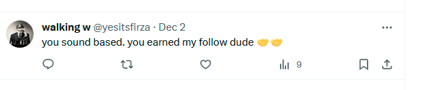 you sound based. you earned my follow dude Blank Meme Template