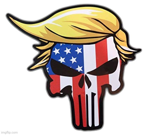 10 upvotes and this goes into politics | image tagged in punishertrump | made w/ Imgflip meme maker