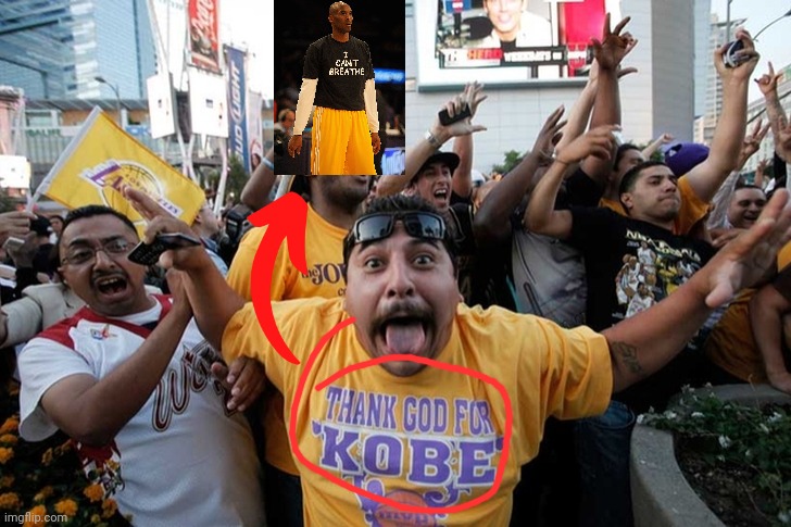 Laker fans | image tagged in laker fans | made w/ Imgflip meme maker