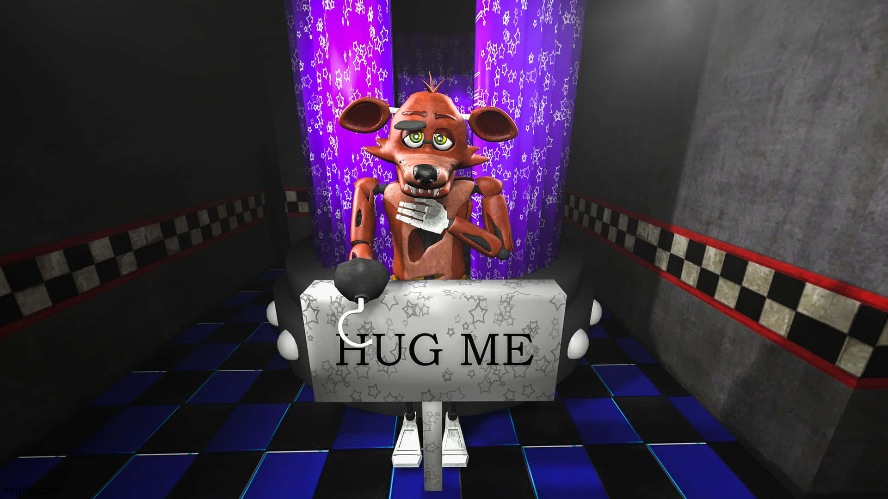 HE JUST WANTS A HUG | image tagged in fnaf | made w/ Imgflip meme maker