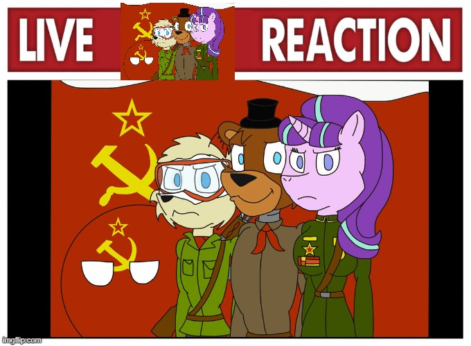 High Quality Live Soviet Fandoms Reaction Blank Meme Template