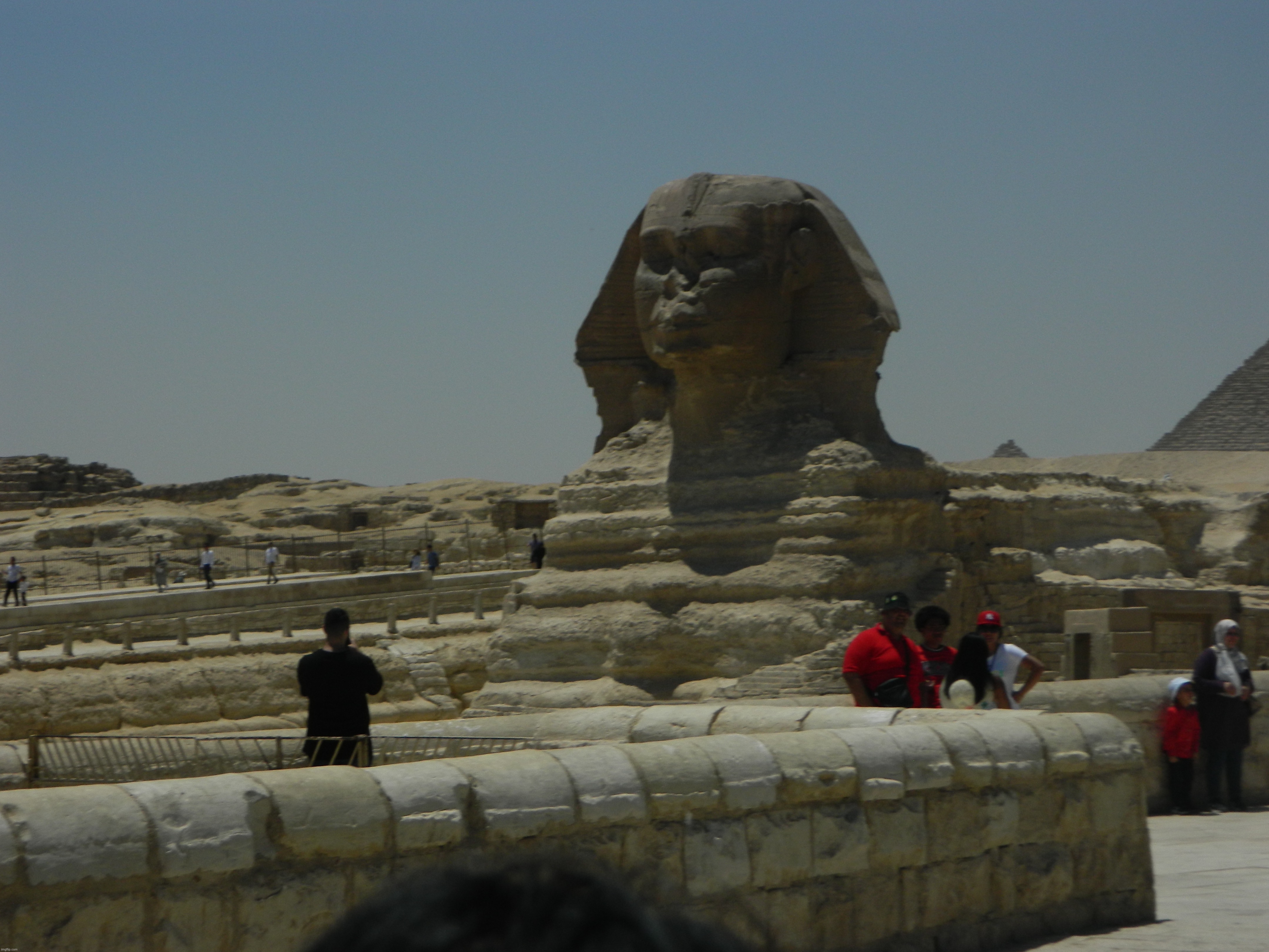 The Sphinx, Egypt. | image tagged in taken with a nikon coolpix l310,date_8th_august_2022,pics,me | made w/ Imgflip meme maker