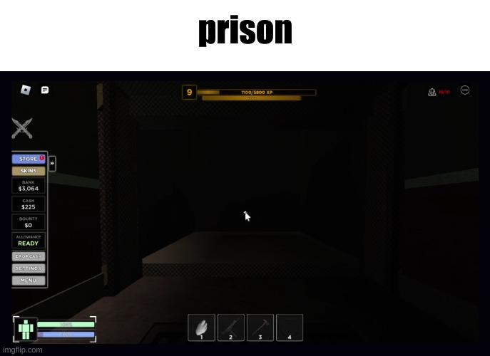 LET ME OUT FUCK ITS BEEN 35 MINUTES | prison | image tagged in criminality,roblox,funny memes | made w/ Imgflip meme maker