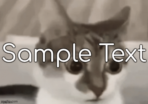 Sample Text Animation - Imgflip