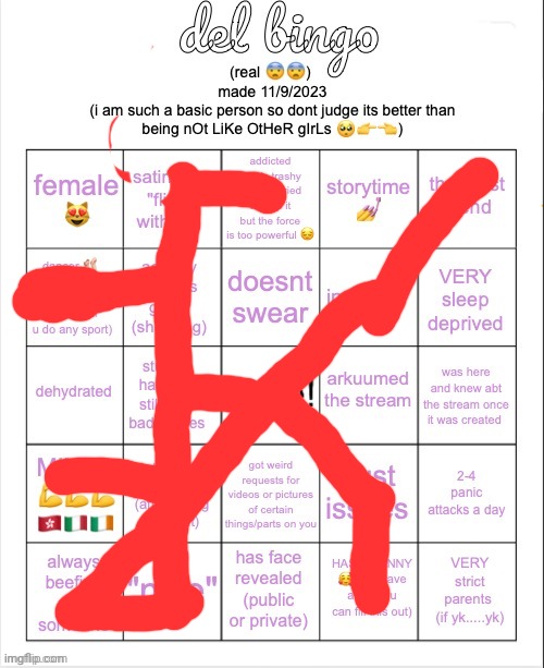del bingo (real) | image tagged in del bingo real | made w/ Imgflip meme maker