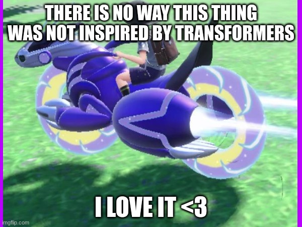 The Pokemon crossover | THERE IS NO WAY THIS THING WAS NOT INSPIRED BY TRANSFORMERS; I LOVE IT <3 | image tagged in pokemon,transformers prime | made w/ Imgflip meme maker