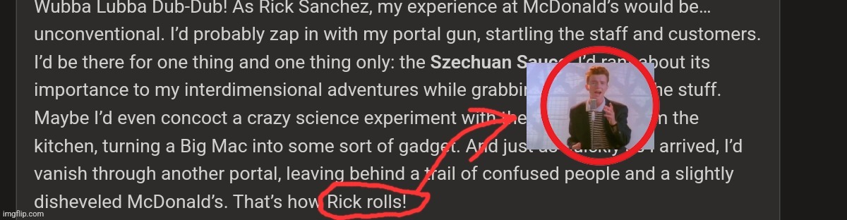 Rick rolls | made w/ Imgflip meme maker