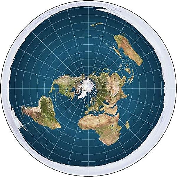 Azimuthal Equidistant Map Blank Template - Imgflip