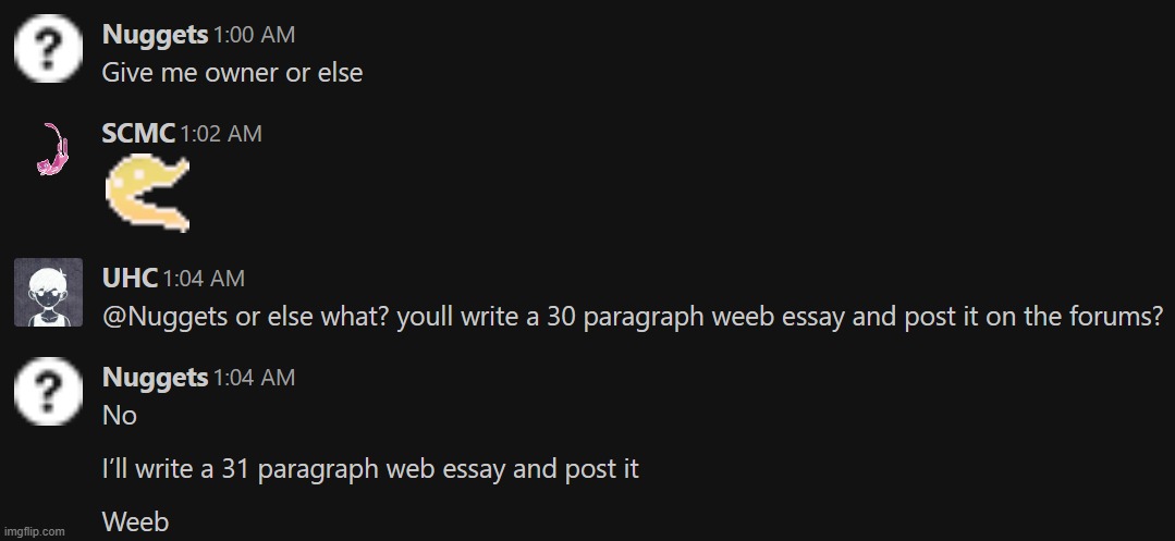 made w/ Imgflip meme maker