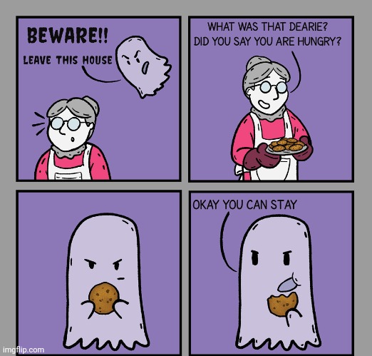 Ghost cookie | image tagged in ghost,cookie,cookies,ghosts,comics,comics/cartoons | made w/ Imgflip meme maker