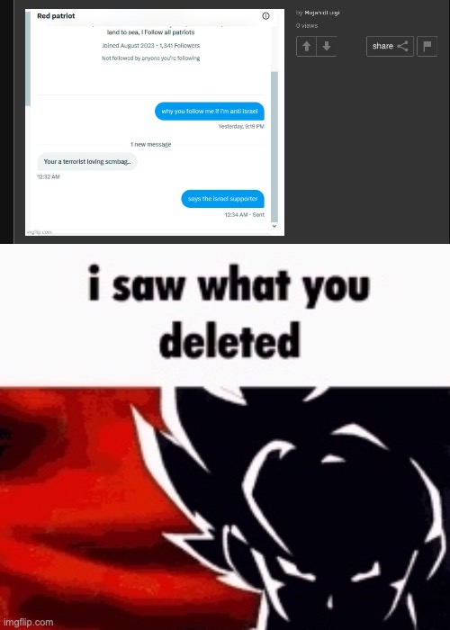 image tagged in i saw what you deleted | made w/ Imgflip meme maker