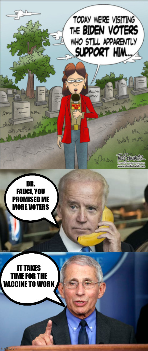 Biden desperate to attract new voters... not everyone has student loans... | image tagged in dr fauci,joe biden,need,more,voters | made w/ Imgflip meme maker