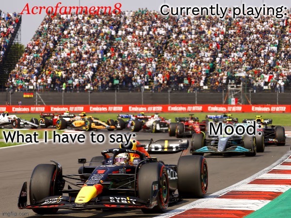 acrofarmern8 announcement template V2 Blank Meme Template