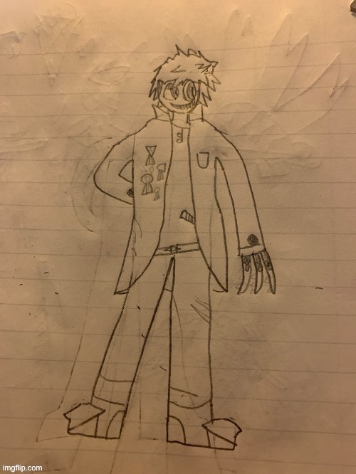 Redrew a character I made a while ago and it looks kinda better | made w/ Imgflip meme maker