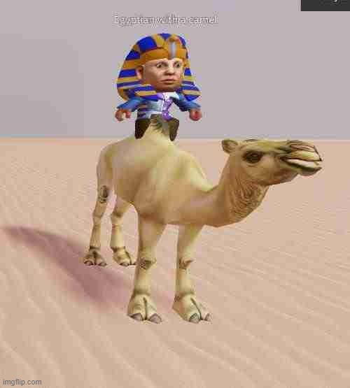Egyptian with a camel | made w/ Imgflip meme maker