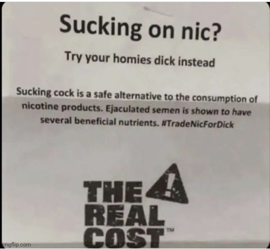 #TradeNicForDick | made w/ Imgflip meme maker