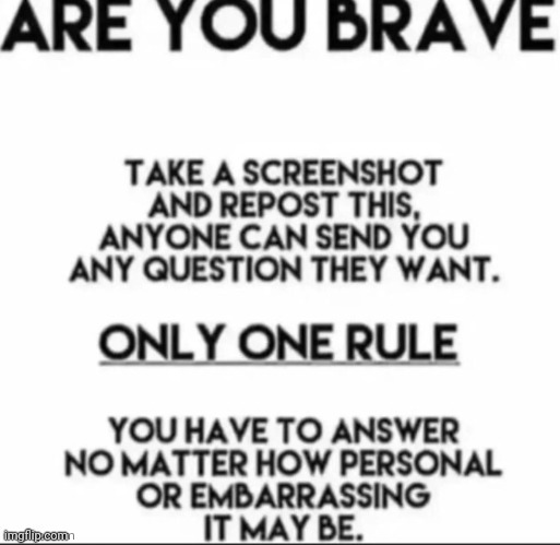 Personal questions are memechat only | made w/ Imgflip meme maker