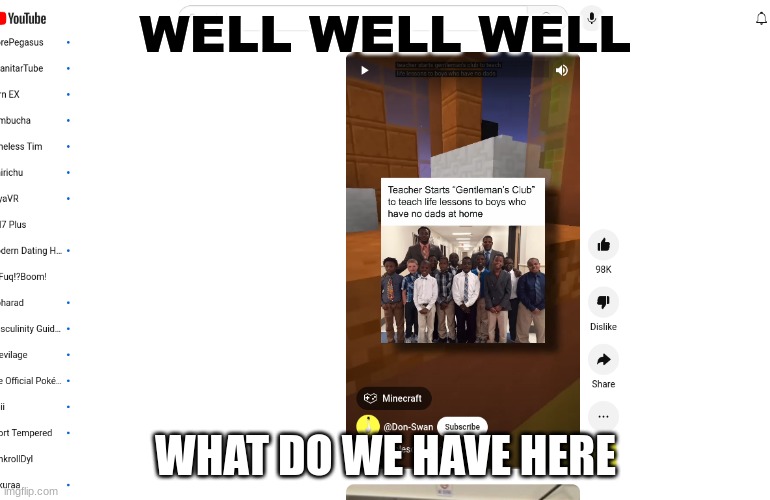 Only one white kid... | WELL WELL WELL; WHAT DO WE HAVE HERE | image tagged in fatherless | made w/ Imgflip meme maker