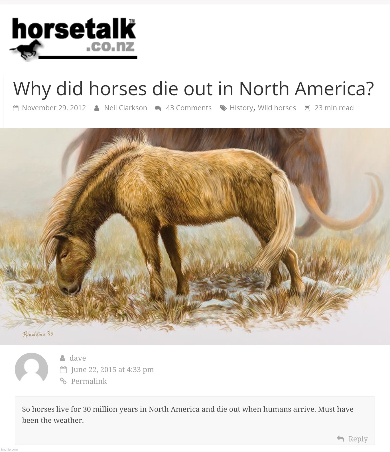 After 35 million years, horses died out in North America because it had no more ice glaciers to eat. 5000 - 6000ya. | image tagged in horses,prehistoric horses,why did horses die out in north america | made w/ Imgflip meme maker