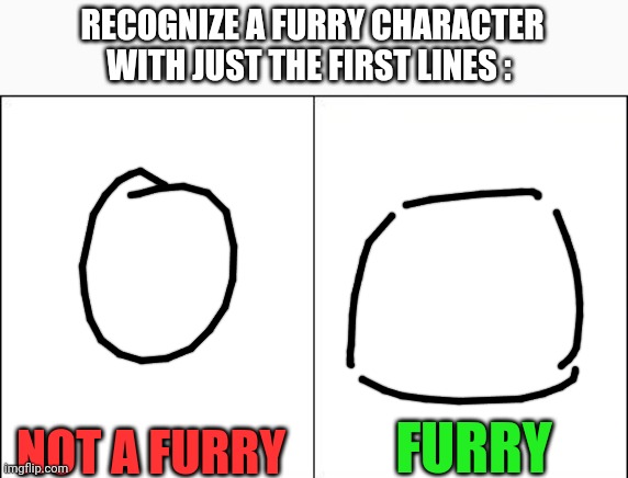 Thanks the spy later. | RECOGNIZE A FURRY CHARACTER WITH JUST THE FIRST LINES :; FURRY; NOT A FURRY | image tagged in side-by-side panels | made w/ Imgflip meme maker