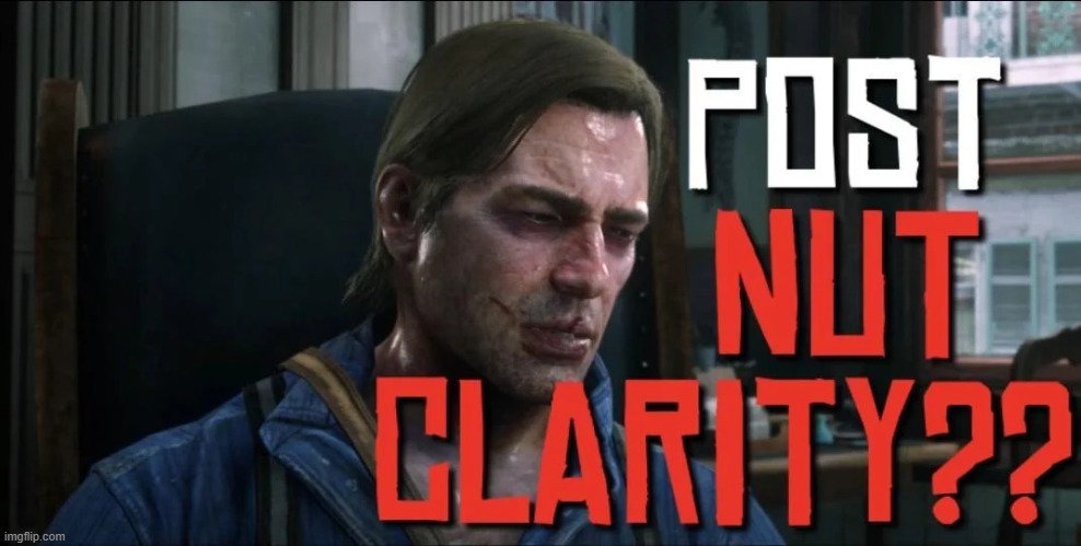 image tagged in post nut clarity | made w/ Imgflip meme maker