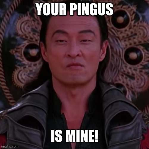 2024! | YOUR PINGUS; IS MINE! | image tagged in shang tsung,pingus,kombat,fatality mortal kombat | made w/ Imgflip meme maker