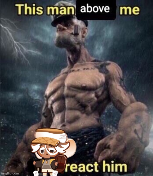 this man above me fish react him | image tagged in this man above me fish react him | made w/ Imgflip meme maker