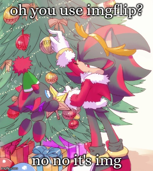 shadow and chao | oh you use imgflip? no no it's img | image tagged in shadow and chao | made w/ Imgflip meme maker