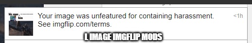 L IMAGE IMGFLIP MODS | made w/ Imgflip meme maker