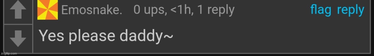 upvote this for nothing | image tagged in emosnake | made w/ Imgflip meme maker