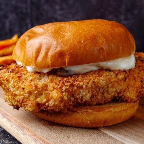 Air fried chicken sandwich | made w/ Imgflip meme maker
