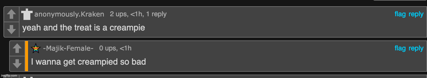 as in the food, right? | made w/ Imgflip meme maker