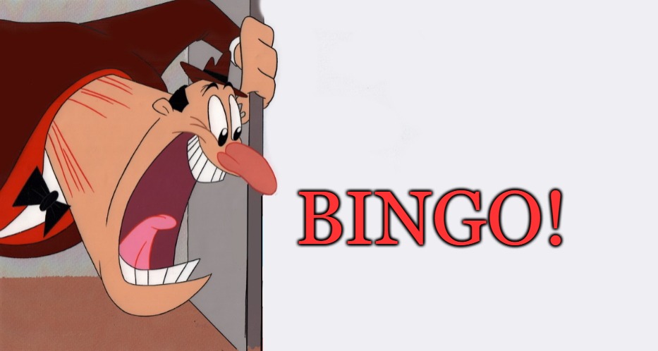 HEY! | BINGO! | image tagged in hey | made w/ Imgflip meme maker