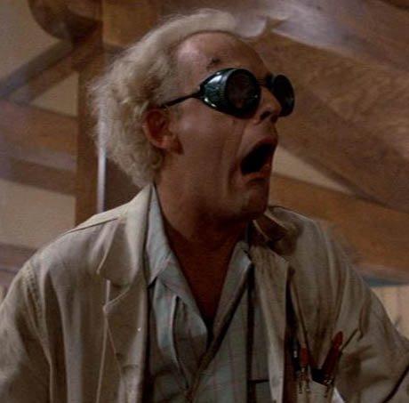 High Quality Doc Brown Blank Meme Template