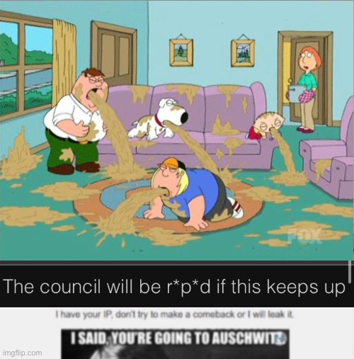 WHAT THE ACTUAL FUCK?! | image tagged in family guy puke | made w/ Imgflip meme maker
