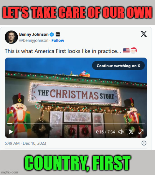Let's take care of our own country first. | LET'S TAKE CARE OF OUR OWN; COUNTRY, FIRST | image tagged in america,first | made w/ Imgflip meme maker