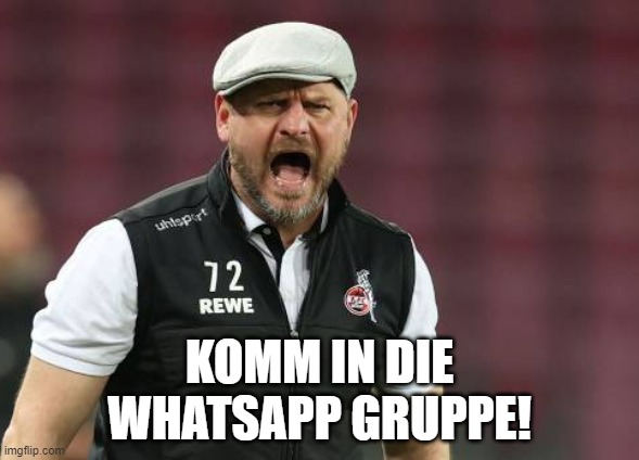 KOMM IN DIE
WHATSAPP GRUPPE! | made w/ Imgflip meme maker