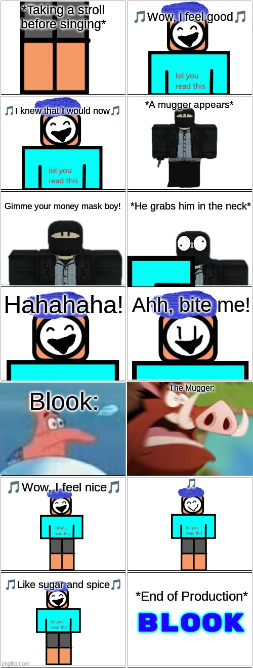 Blook (An early footage and animation of EOI).mp3 | image tagged in comic | made w/ Imgflip meme maker